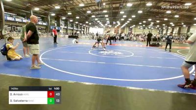 142 lbs Rr Rnd 3 - Daniel Arroyo, Iron Horse Wrestling Club vs Dominick Salvaterra, Kraken