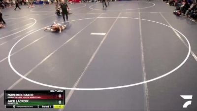 98 lbs Cons. Round 3 - Jack LaCroix, Minnesota vs Maverick Baker, Mankato Area Youth Wrestling