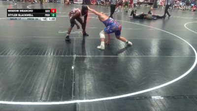 193 lbs Round 3 (8 Team) - Styler Blackwell, Precision WA vs Wisdom Iheancho, GA United Red