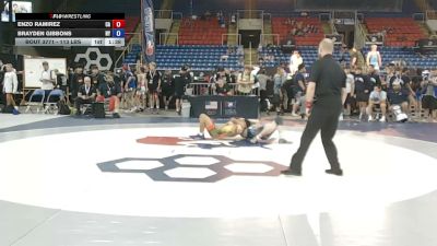 113 lbs Cons. Rd Of 64 - Enzo Ramirez, California vs Brayden Gibbons, New York