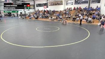 157 lbs Champ. Round 2 - Caidan Ronning, Wisconsin-Oshkosh vs Brady Schiffli, Manchester