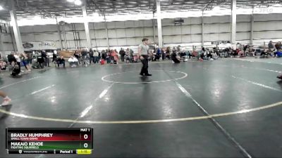 87 lbs Round 4 - Makaio Kehoe, Fighting Squirrels vs Bradly Humphrey, Small Town Grims