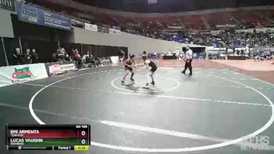 6A-106 lbs Cons. Round 3 - Emi Armenta, Tualatin vs Lucas Vaughn, Newberg