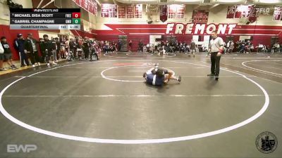 144 lbs Quarterfinal - Michael Disa Scott, Freedom vs Gabriel Champagne, Grace M Davis