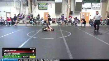 76 lbs Round 1 (4 Team) - Brandn Edstrom, Dynasty Bad Boy vs Jacob Molina, Eagle X