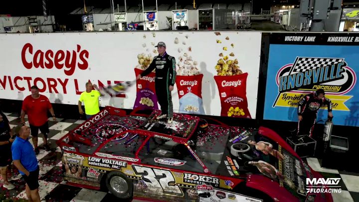 Bobby Pierce Reacts After Winning 2024 Lucas Oil Late Model Knoxville Nationals