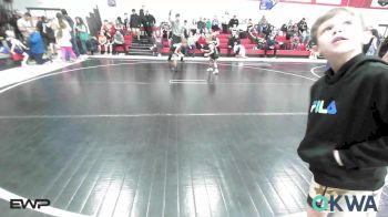 49 lbs Round Of 16 - Woodrow Jones, Vinita Kids Wrestling vs Zayden Newman, Wyandotte Youth Wrestling