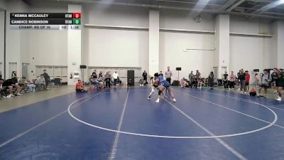 126 lbs Champ. Round 2 - Kenna McCauley, Utah vs Candice Robinson, Utah