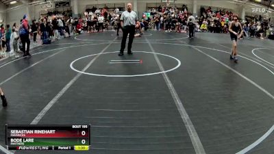 85 lbs Quarterfinal - Sebastian Rinehart, Mavericks vs Bode Lare, Panthers