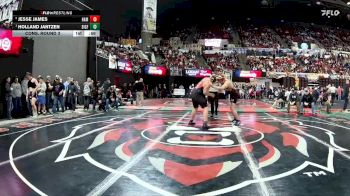 A - 285 lbs Cons. Round 3 - Jesse James, Hamilton vs Holland Jantzen, Bigfork