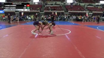 123 lbs Cons. Round 4 - Rhett Aguero, Snake River Youth Wrestling Cl vs Ryker Schmidt, Project Wrestling