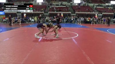 123 lbs Cons. Round 4 - Rhett Aguero, Snake River Youth Wrestling Cl vs Ryker Schmidt, Project Wrestling