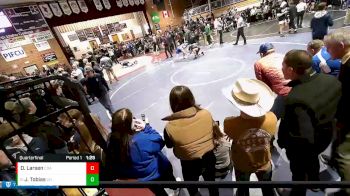 138 lbs Quarterfinal - Jordan Tobias, Chiawana vs Dax Larsen, Coeur D`Alene High School