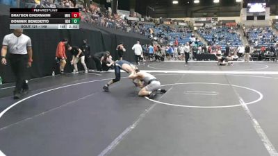 149 lbs Cons. Round 1 - Brayden Eikermann, Missouri Baptist University vs Dominik Benedetto, Central Oklahoma