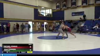 184 lbs Champ. Round 2 - Michael Conrad, Stevens Tech vs John Summers, Springfield