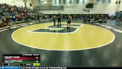 186-187 lbs Round 4 - Vincent Crane, Ogallala vs Max Castellanos, Greeley West