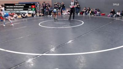 94 lbs Cons. Semi - Delaina Bumgarner, Small Town Grims vs Aurora Hernandez, Fighting Squirrels Wrestling Club