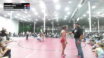 128 lbs Rr Rnd 6 - Shannon Logue, Kraken Black - Girls vs Elise Gilfoil, Lady Assassins