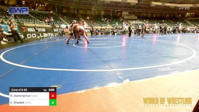 130 lbs Consi Of 8 #2 - Kael Hammerlun, Hawk vs Eli Shedek, Big Game Wrestling Club