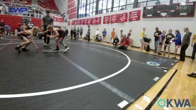 80 lbs Rr Rnd 1 - Jakoda Fisher, Weatherford Youth Wrestling vs Lathan Russell, Tecumseh Youth Wrestling