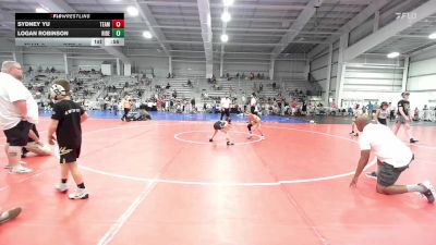 56 lbs Rr Rnd 2 - Sydney Yu, Team Germantown vs Logan Robinson, Ride Out Wrestling Club