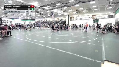 90 lbs 5th Place Match - Roman Lewis, Broncos vs Dominick Sinnwell, Immortal Athletics WC