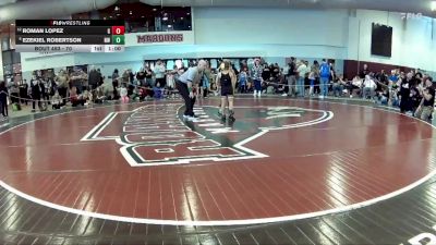 70 lbs 5th Place Match - Roman Lopez, Powhatan Youth Wrestling Club vs Ezekiel Robertson, Nova WC