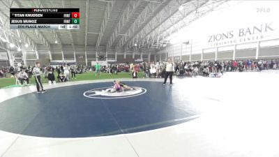 60 lbs 5th Place Match - Jesus Munoz, Shootbox Rigby vs Titan Knudsen, Sanderson Wrestling Academy