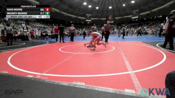 84 lbs Round Of 16 - Kace Moore, Collinsville Cardinal Youth Wrestling vs Beckett George, G1 Training Center