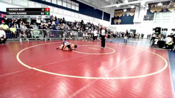 120 lbs Cons. Semi - Hawk Alvarez, Mayfair vs Naveen Baby, Etiwanda