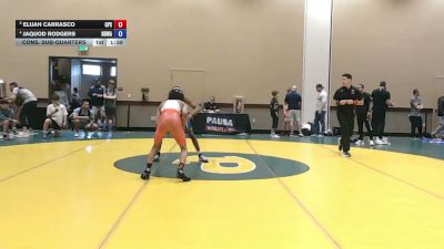126 lbs Cons. Sub-quarters - Elijah Carrasco, Gps vs Jaquod Rodgers, NDWA