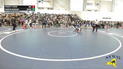 60 lbs Cons. Round 3 - Parsyn Noonan, New Hartford / Sauquoit Youth Wrestling vs Paisley Locke, Gouverneur Wrestling Club