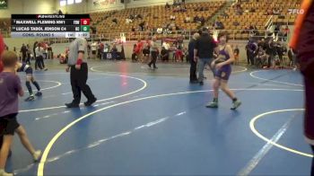 90 lbs Cons. Round 5 - Maxwell Fleming NW1, Fostoria Biddy Wrestling vs Lucas Tabol Jenson C4, Bloom Carroll