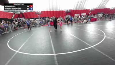 57-62 lbs 1st Place Match - Nova Sebolt, Sebolt Wrestling Academy vs Vivienne Sengphong, Sebolt Wrestling Academy