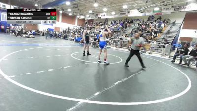 157 lbs Champ. Round 1 - Ceasar Navarro, Agoura vs Stefan Eatmon, Grand Terrace