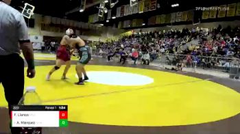 220 lbs Champ. Round 2 - Alex Marquez, Aliso Niguel vs Fernando Llanos, San Clemente