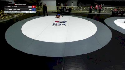 62 lbs Semis - Noah Olivas, Hemet Youth Wrestling Club vs Kainoa Gacuma, Reign Wrestling Club
