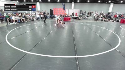 138 lbs Blake Nevils, Team Idaho vs Calan Manley, Oklahoma Blue