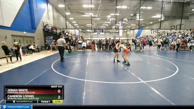 92 lbs Cons. Round 3 - Jonah White, Champions Wrestling Club vs Cameron Loomis, Riverton Wolf Pack Wrestling