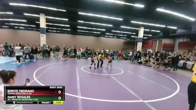 55-62 lbs Round 1 - Daisy Rosales, All American Wrestling Club vs Emmye Medrano, Texans Wrestling Club