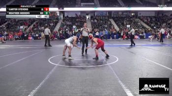 110 lbs Cons. Semi - Carter Stevens, Plainville Kids vs Brayden Niedens, Wichita Blue Knights