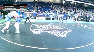 Girls-235 lbs Champ. Round 1 - Sydney Smith, Portage Central (Girls) vs Delainey Allison, Standish-Sterling (Girls)