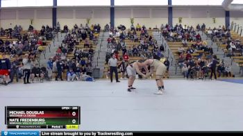 285 lbs Quarterfinal - Nate Fredenburg, Nebraska Weslyn University vs Michael Douglas, Wisconsin-La Crosse