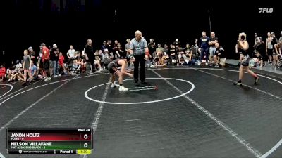 80 lbs Placement (4 Team) - Jaxon Holtz, POWA vs Nelson Villafane, Mat Assassins Black