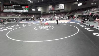 133 lbs 3rd Place Match - Zach Marrero, Western Wyoming Community College vs Joseph Salazar, Trinidad State College