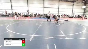 132 lbs Round Of 128 - Eli Blevins, VA vs Jewell Williams, FL