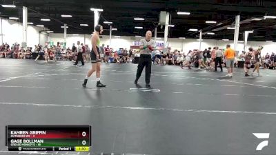 126 lbs Round 5 (6 Team) - Kamren Griffin, Outsiders WC vs Gage Bollman, Grease Monkey`s