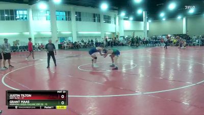 150 lbs Round 1 (6 Team) - Justin Tilton, Indy Elite vs Grant Maas, Nebraska Green Machine (Dev B)