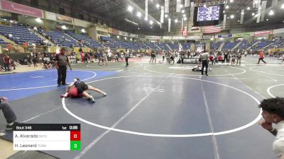 109 lbs 3rd Place - Ariyah Alvarado, Skyview Wolverines WC vs Hannah Leonard, Team Montana