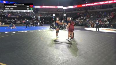 235 lbs Round Of 32 - Alissa Placido, Fremont (LA) vs Angel Hill, Mira Mesa (SD)